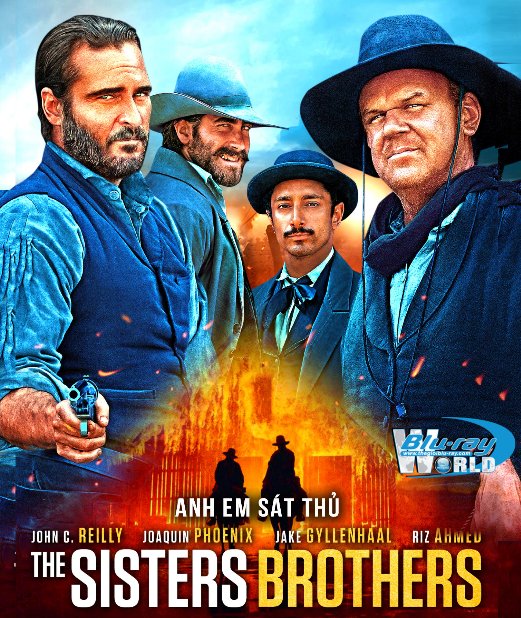 F1731. The Sisters Brothers 2019 - Anh Em Sát Thủ 2D50G (DTS-HD MA 5.1) 